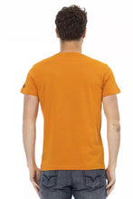 Orange Cotton Men T-Shirt Trussardi Action