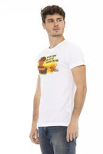 White Cotton Men T-Shirt Trussardi Action