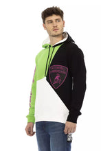 White Cotton Men's Hoodie Automobili Lamborghini