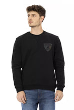 Black Cotton Men Sweater Automobili Lamborghini