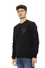 Black Cotton Men Sweater Automobili Lamborghini