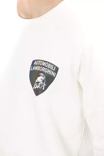White Cotton Men's Sweater Automobili Lamborghini