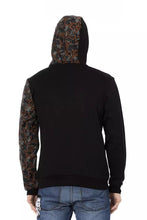 Black Cotton Men's Hooded Sweater Automobili Lamborghini