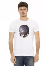 White Cotton Men's T-Shirt Trussardi Action