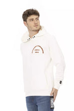 White Cotton Men Sweater with Pockets Automobili Lamborghini