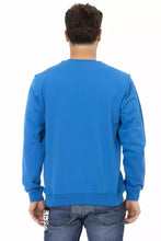Blue Cotton Men Sweater Automobili Lamborghini
