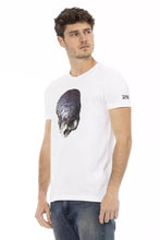 White Cotton Men's T-Shirt Trussardi Action