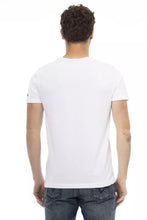 White Cotton Men's T-Shirt Trussardi Action