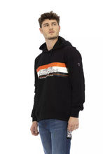 Black Cotton Men Sweatshirt Automobili Lamborghini