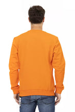Orange Cotton Men Sweater Automobili Lamborghini
