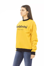 Yellow Cotton Women Hoodie Baldinini Trend
