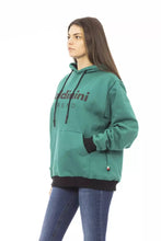 Black Cotton Women Hoodie Baldinini Trend