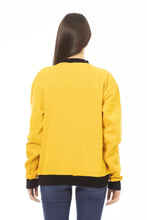 Yellow Cotton Women Hoodie Baldinini Trend
