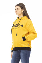 Yellow Cotton Women Hoodie Baldinini Trend