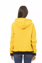 Yellow Cotton Women Hoodie Baldinini Trend
