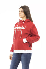 Red Cotton Women's Hoodie Baldinini Trend