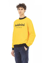 Yellow Cotton Men Sweater Baldinini Trend