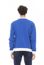 Blue Cotton Men Sweater Baldinini Trend