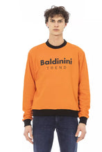 Orange Cotton Men Sweater Baldinini Trend