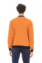 Orange Cotton Men Sweater Baldinini Trend