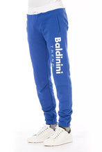 Blue Cotton Men Sport Pant Baldinini Trend