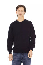 Blue Fabric Men Sweater Baldinini Trend
