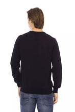 Blue Fabric Men Sweater Baldinini Trend