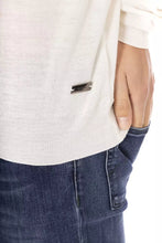 White Fabric Men Sweater Baldinini Trend