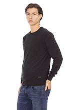 Black Wool Men's Sweater Baldinini Trend