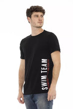 Black Cotton Men T-Shirt Bikkembergs