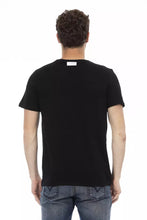 Black Cotton Men T-Shirt Bikkembergs