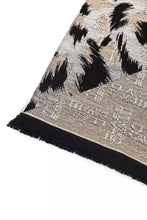 Beige Wool Men Scarf Cavalli Class
