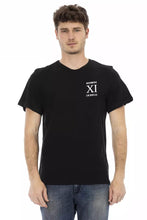 Black Cotton Men's T-Shirt Bikkembergs