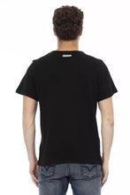 Black Cotton Men's T-Shirt Bikkembergs