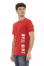 Red Cotton Men T-Shirt Bikkembergs