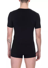 Black Cotton Men T-Shirt Twin Pack Bikkembergs