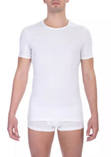 White Cotton Men T-Shirt Bikkembergs
