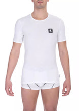White Cotton Men's T-Shirt Bikkembergs