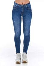 Blue Other Fibres Women Jeans Frankie Morello