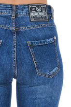 Blue Other Fibres Women Jeans Frankie Morello