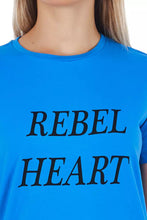 Light Blue Cotton Women Top Frankie Morello
