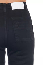 Black Cotton Women Cropped Trouser Frankie Morello