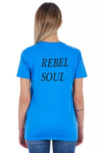 Light Blue Cotton Women Top Frankie Morello