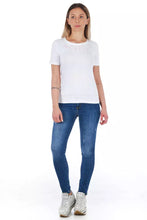 Blue Other Fibres Women Jeans Frankie Morello