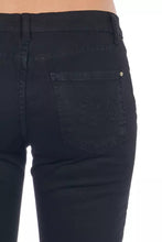 Black Cotton Women's Jeans Frankie Morello
