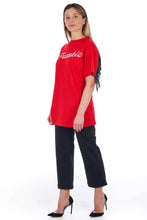 Black Cotton Women Cropped Trouser Frankie Morello