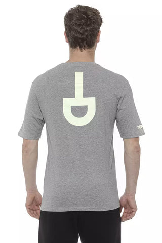 Gray Cotton Men T-Shirt Tond