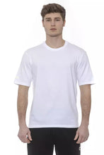 White Cotton Men's T-Shirt Tond
