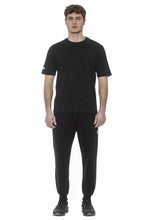 Black Cotton Men's T-Shirt Tond