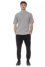 Gray Cotton Men T-Shirt Tond